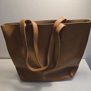 Chic Brown Tote Bag Henny+Lev